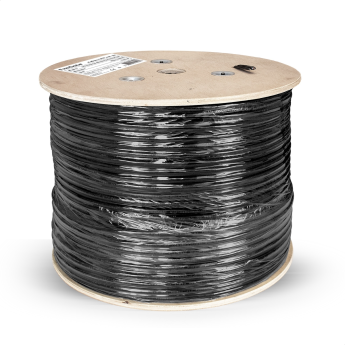 Кабель EXEGATE SPECIAL FUTP4-C5e-CCA-S24-SW-OUT-PE-BK-305 FTP
