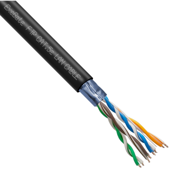 Кабель EXEGATE SPECIAL FUTP4-C5e-CU-S24-OUT-PE-BK-305-FLUKE FTP
